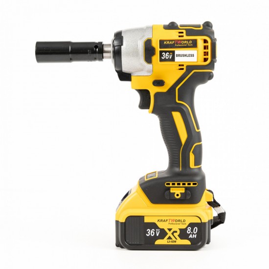 Set masina de impact si Flex KraftWorld, 2 acumulatori, 36V, 8Ah